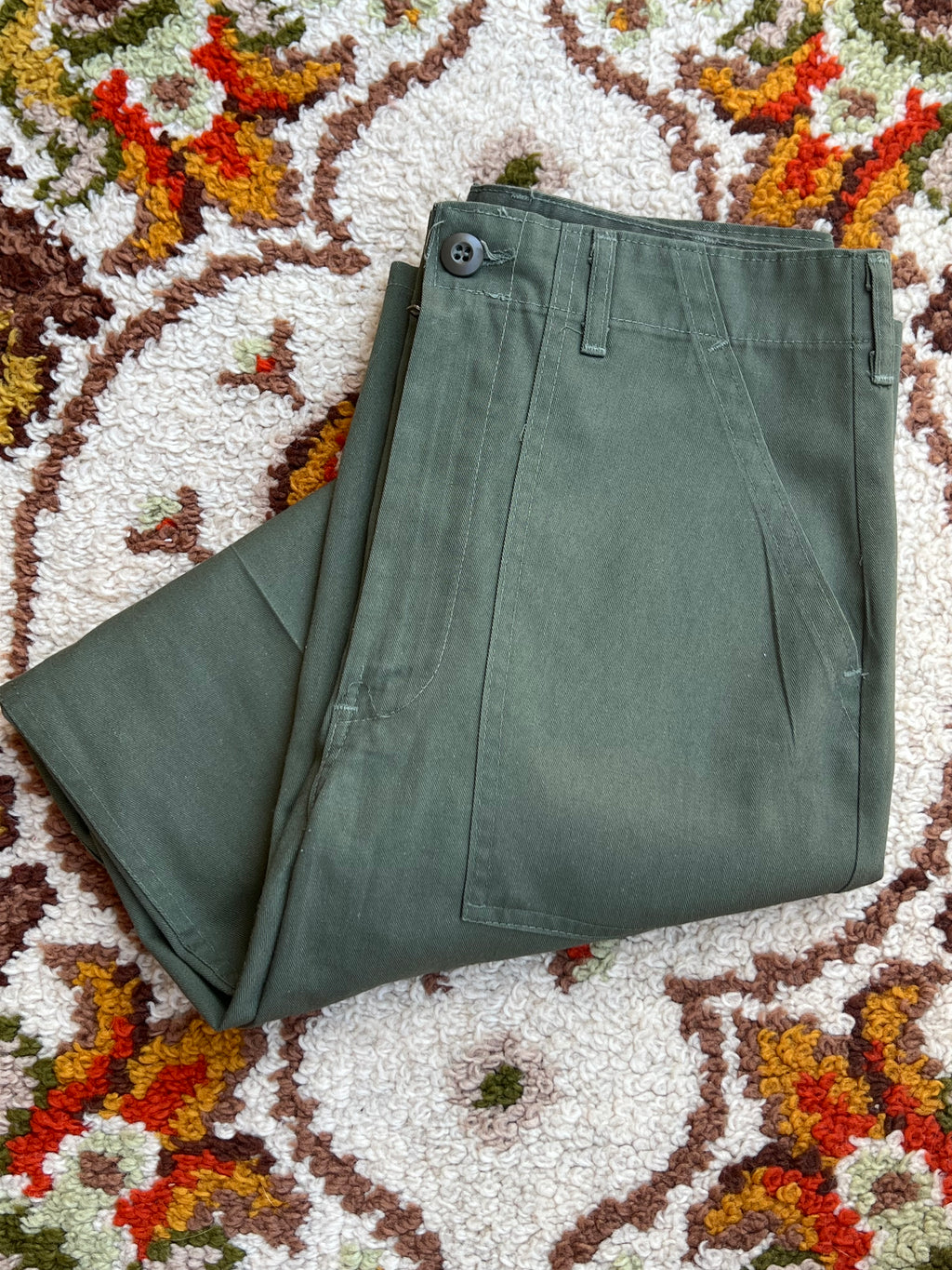 Vintage 1970s OG-507s Green Cargo Pants Size 30- POST VIETNAM WAR