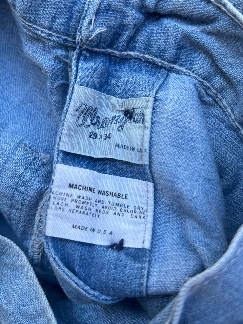 Vintage 1970s Wrangler Light Wash Flare Jeans Size 28- MADE IN USA