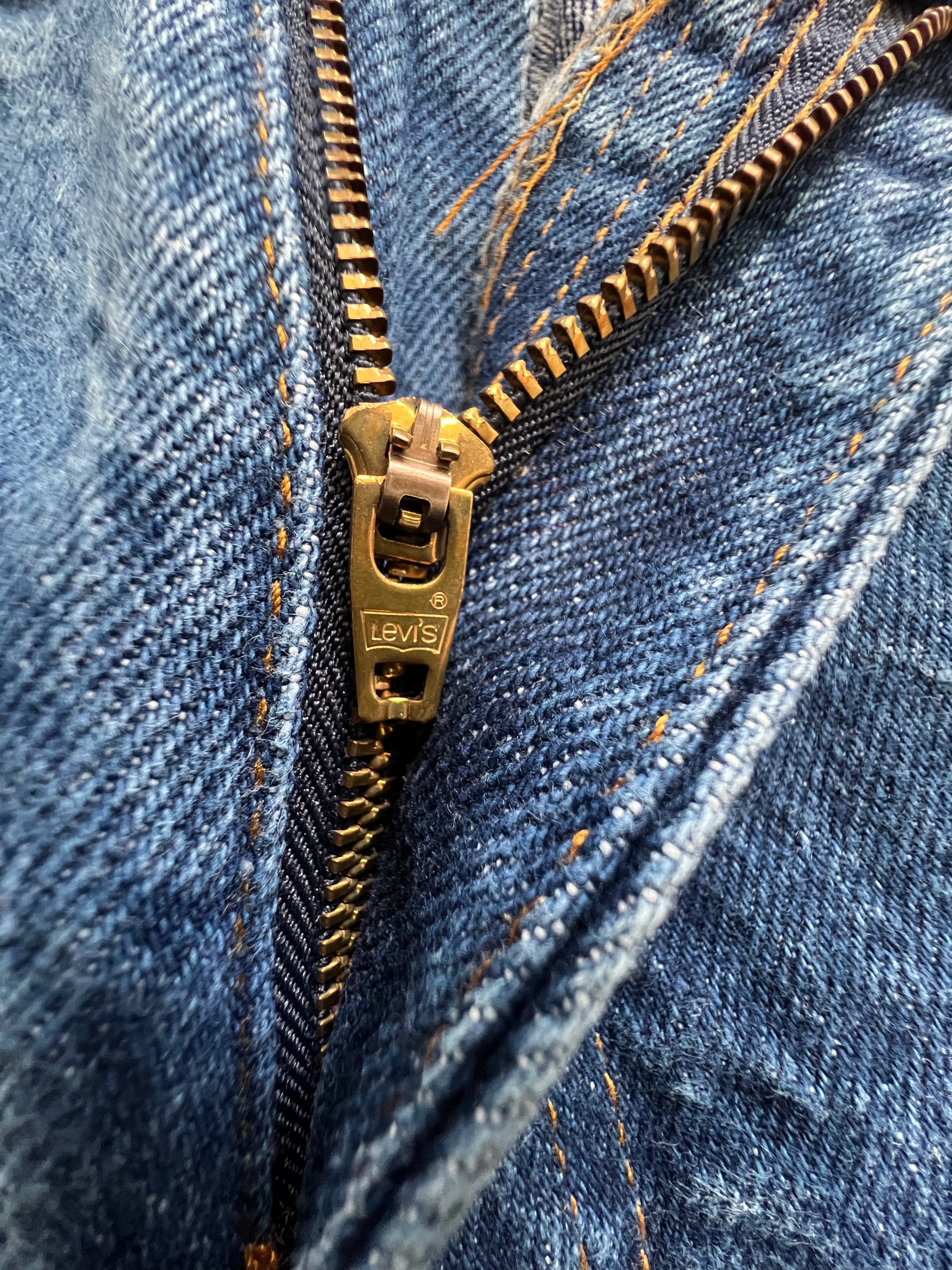 '80s Levi's Vintage Orange Tab Dark Wash Flare Jeans