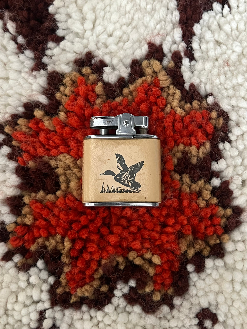 Vintage 1950s–1960s Vernco Duck Graphic Lift-Arm Lighter – Jena Louisiana Promo