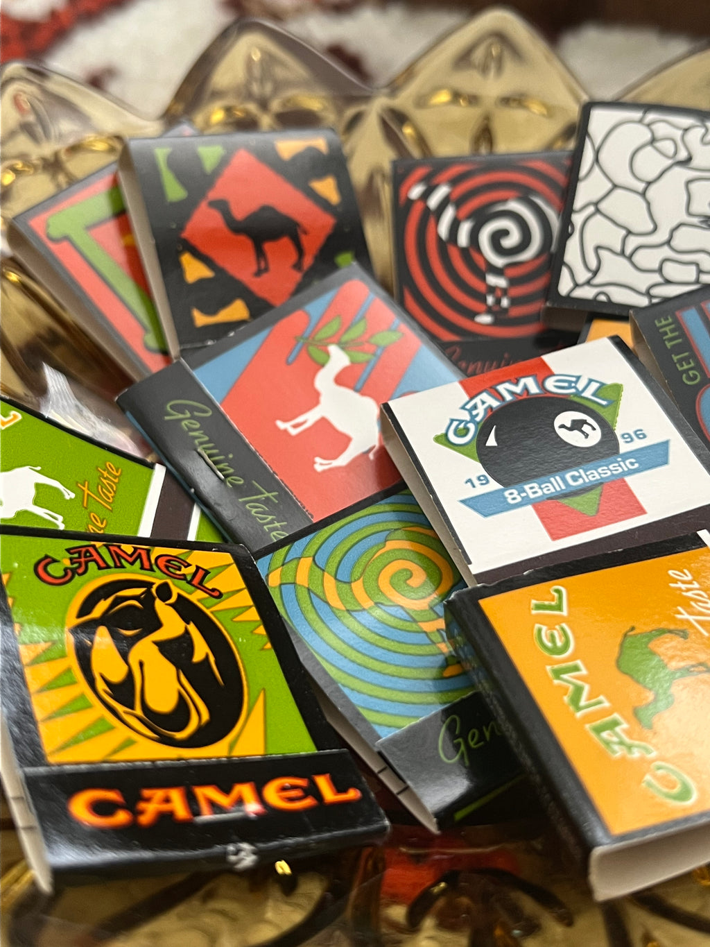 Vintage NOS 1990s Camel Matchbooks | Randomized Set Of 4