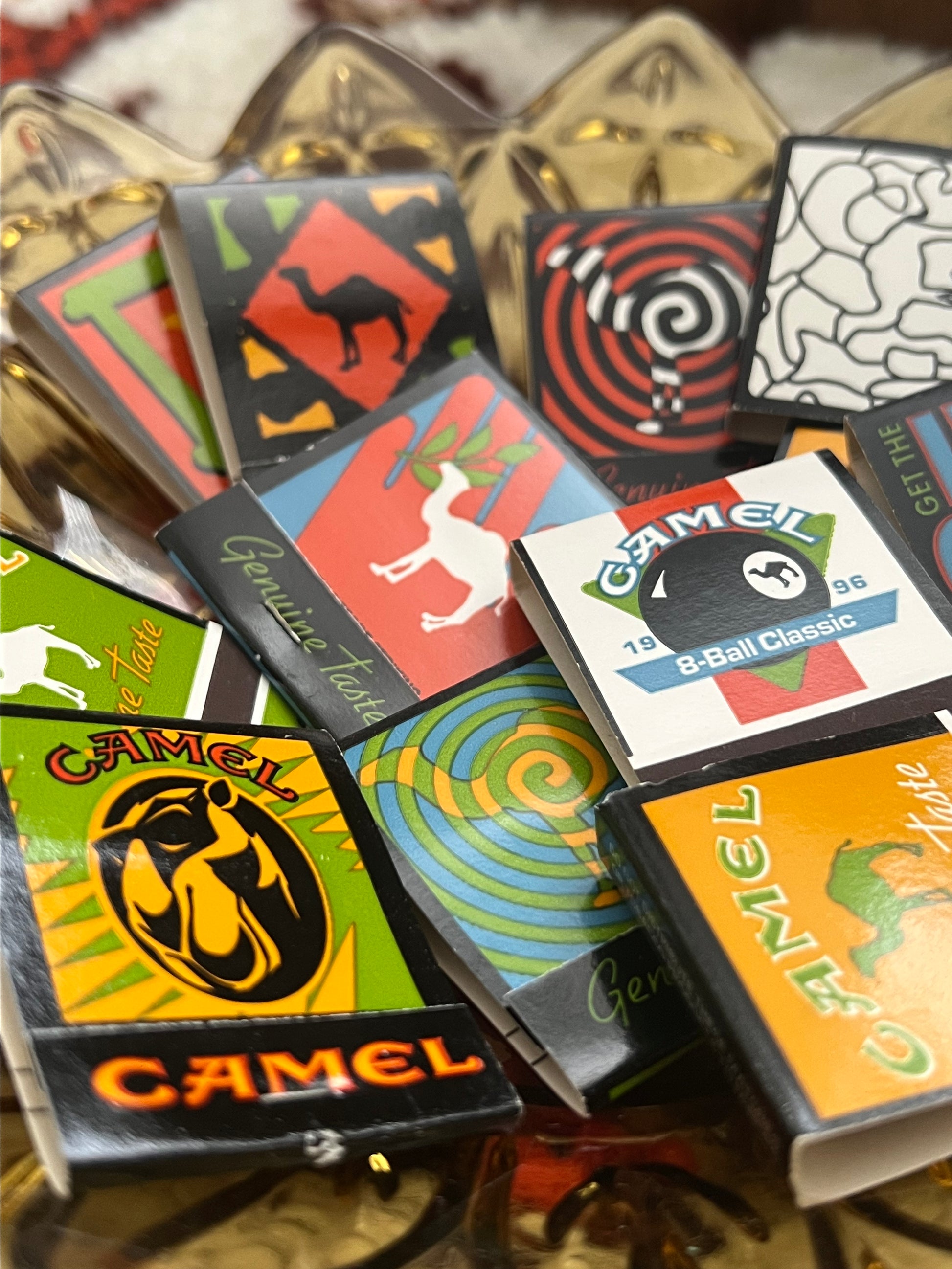 Vintage NOS 1990s Camel Matchbooks | Randomized Set Of 4