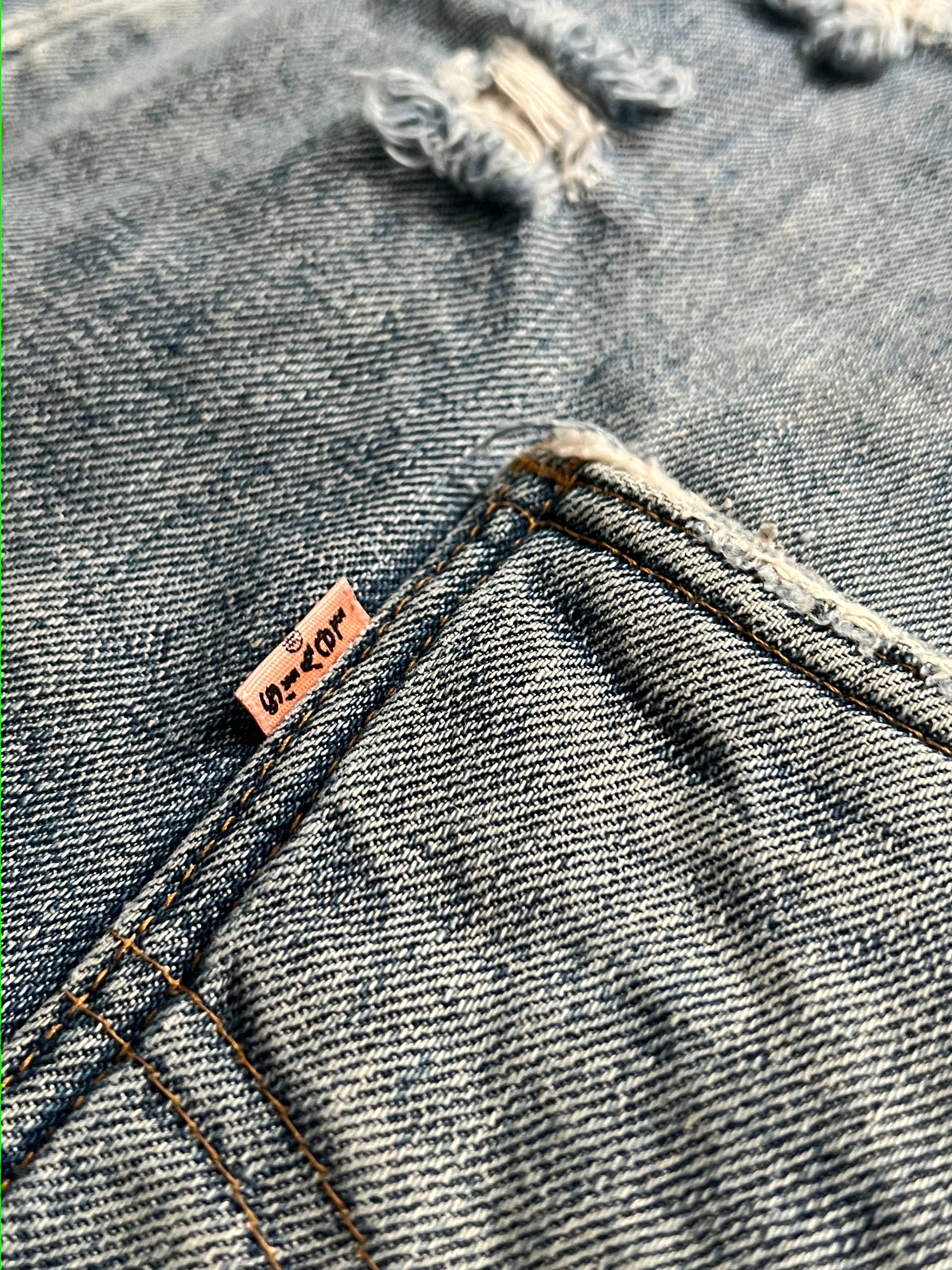 Vintage 1970s Levi's Light Wash Orange Tab Sherpa Lined Denim Vest Size L-MADE IN USA