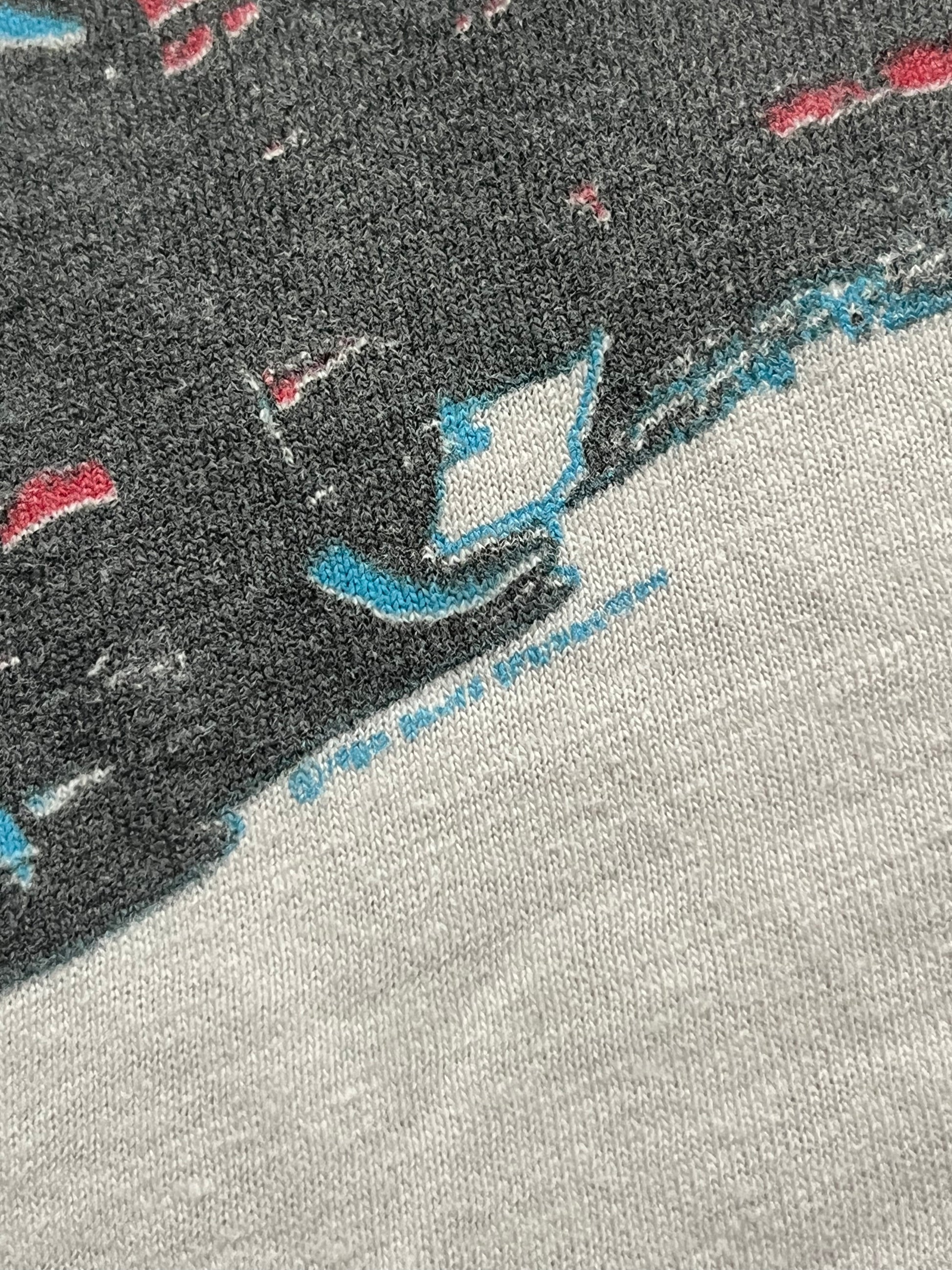Vintage 1980s Hanes Cream/Red/Blue Bruce Springsteen & The E St. Band Single Stitch Band T-Shirt Size M- MADE IN USA