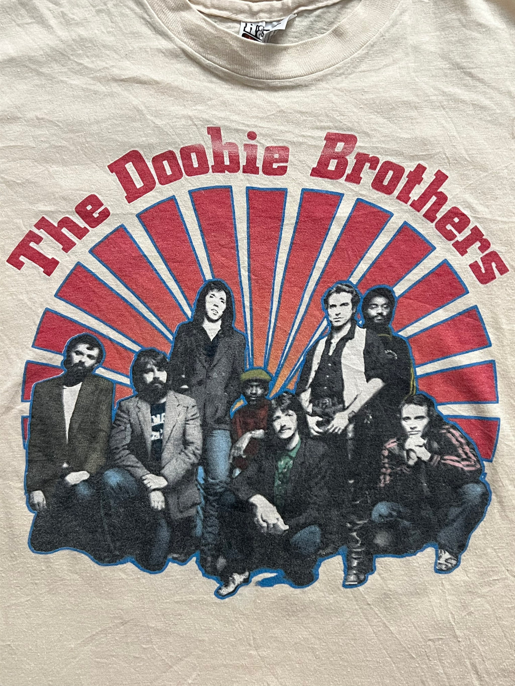 Vintage 1981 Hanes The Doobie Brothers Band T-Shirt- Single Stitch, Made In USA