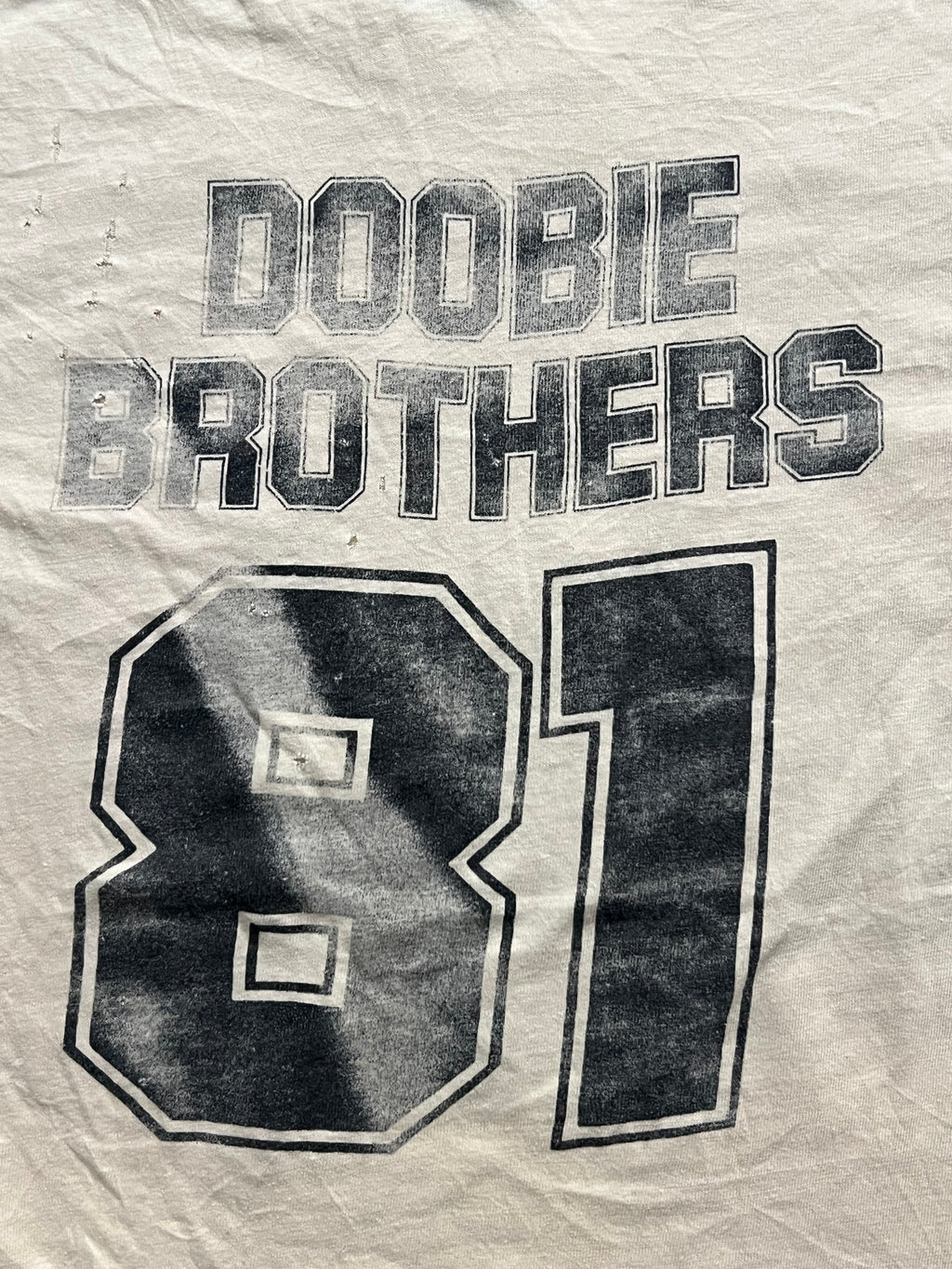 Vintage 1981 Hanes The Doobie Brothers Band T-Shirt- Single Stitch, Made In USA