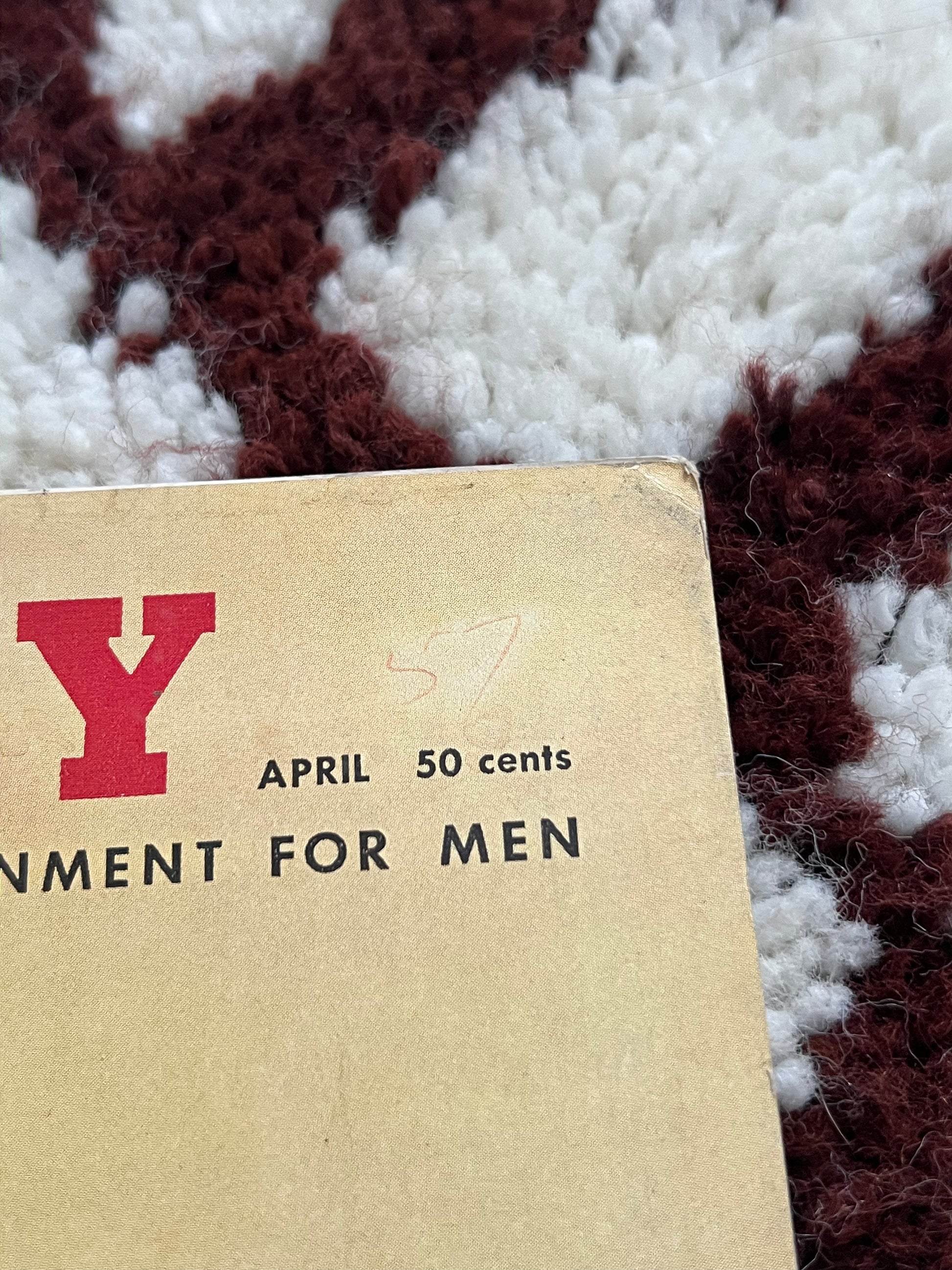 Vintage Playboy Magazine April 1957 | Original Collectible Magazine