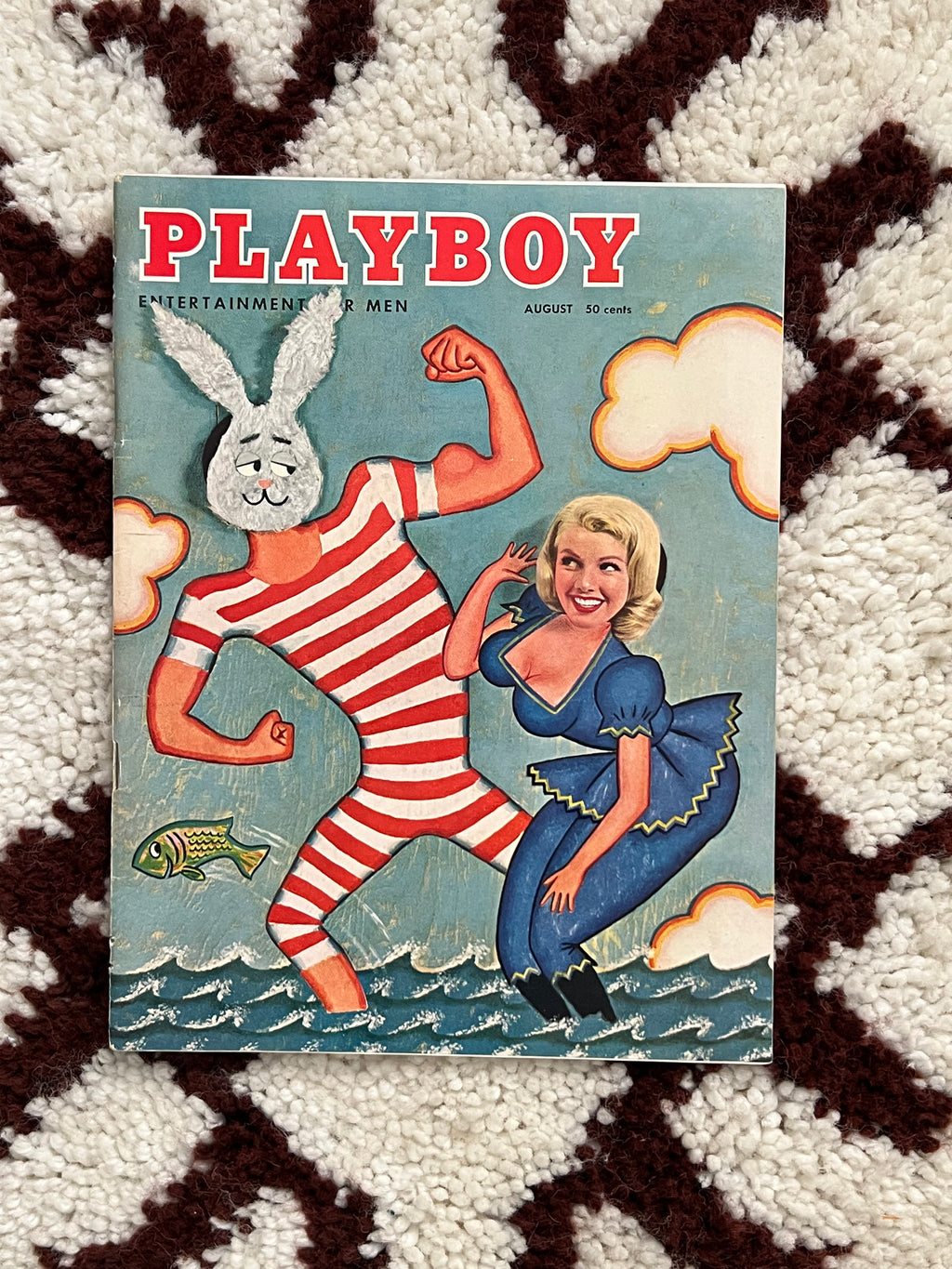 Vintage Playboy Magazine August 1956 | Original Collectible Magazine