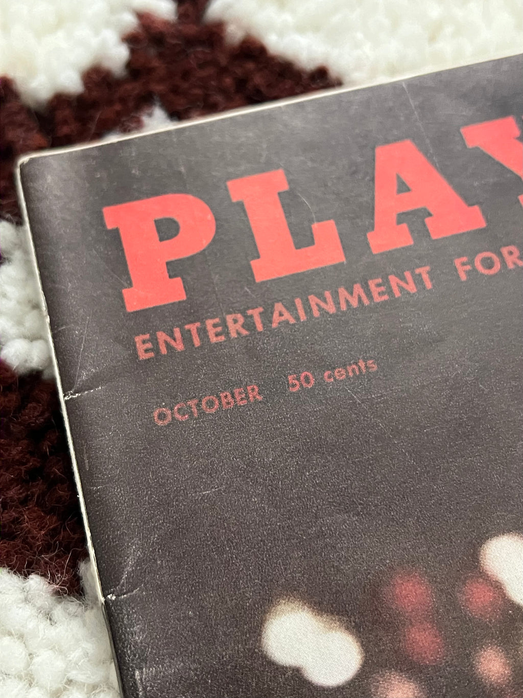 Vintage October 1957 Playboy Magazine Issue  | Original Collectible Magazine