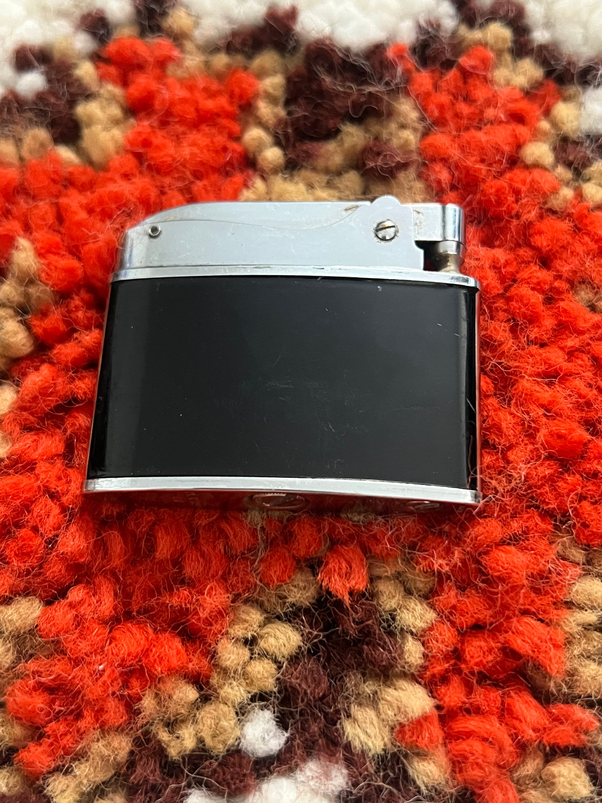 1960s Playboy Black/White Bunny Slim Advertising Lighter-MADE IN JAPAN