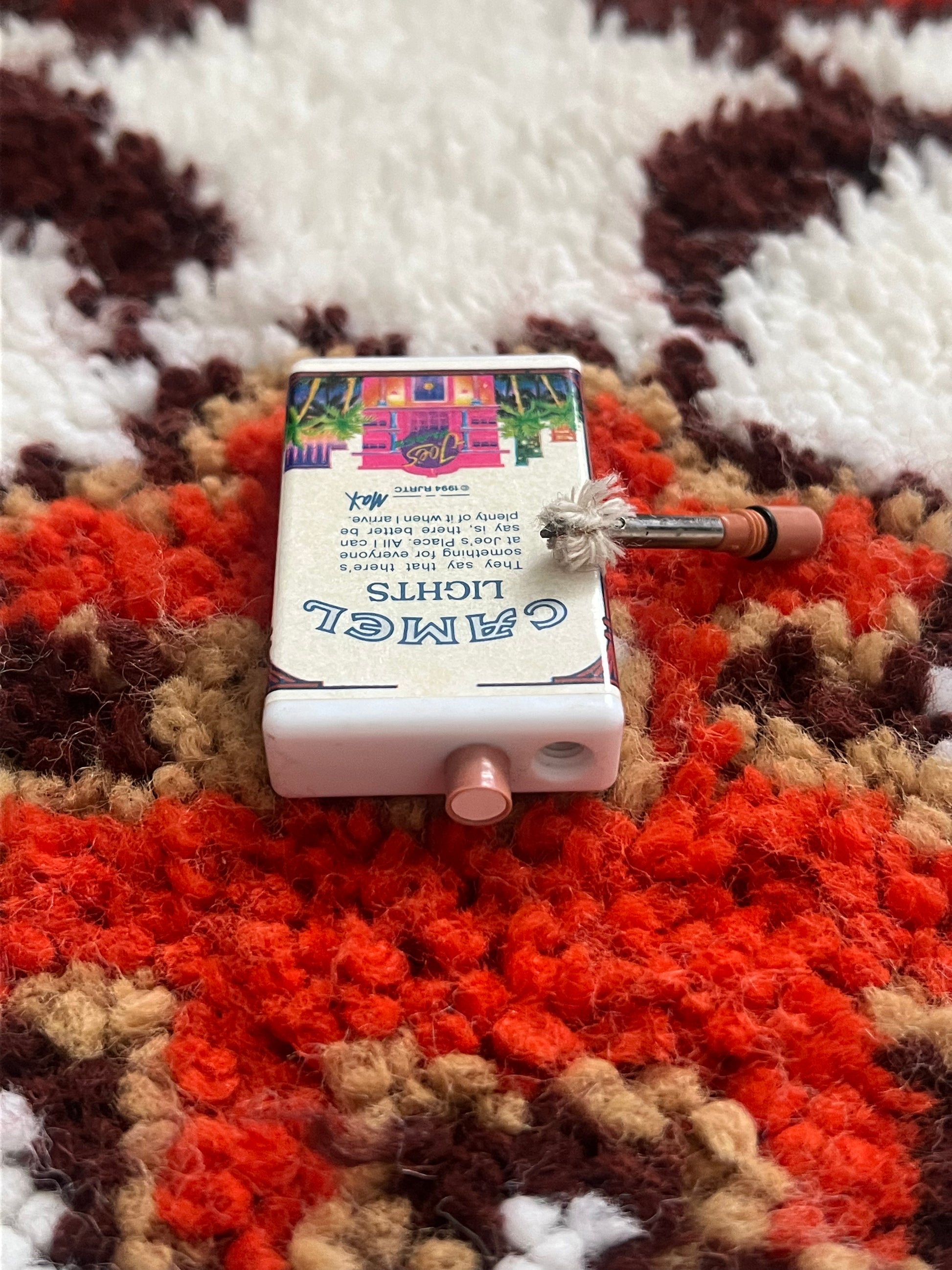 Vintage 1990s Camel Joe Striker Lighter MAX – Zippo Fluid Refillable NOS Promotional Collectible