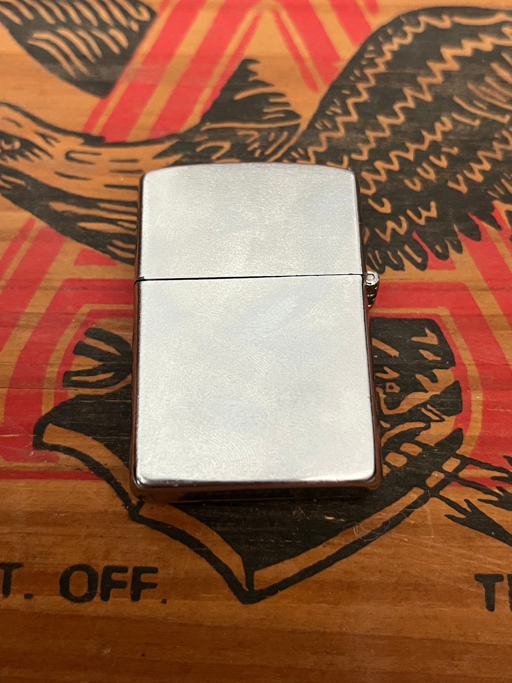 Vintage 1970s-1980s Silver Champion Bowl Ottumwa, IA Advertising Lighter- MADE IN KOREA