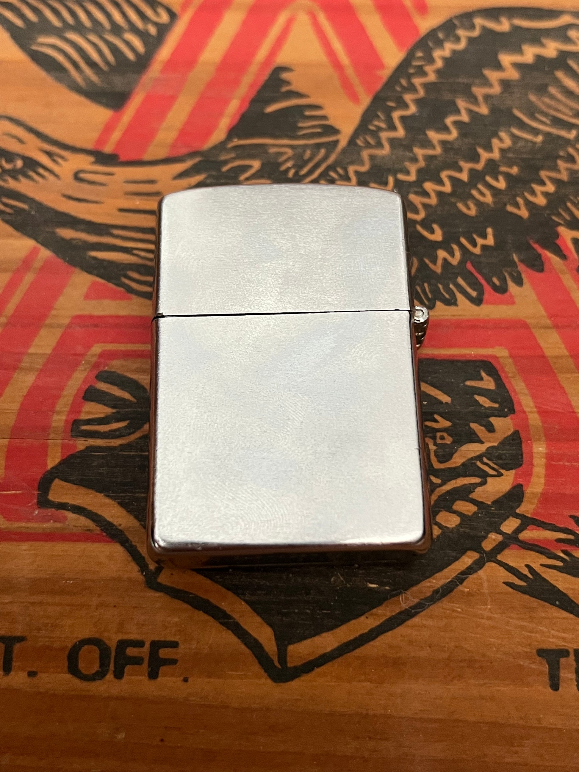 Vintage 1970s-1980s Silver Champion Bowl Ottumwa, IA Advertising Lighter- MADE IN KOREA