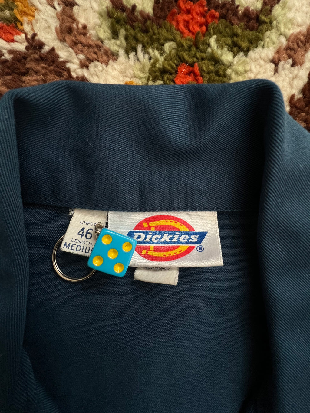 '90s Dickies Vintage Blue Long-Sleeve Jumpsuit 46