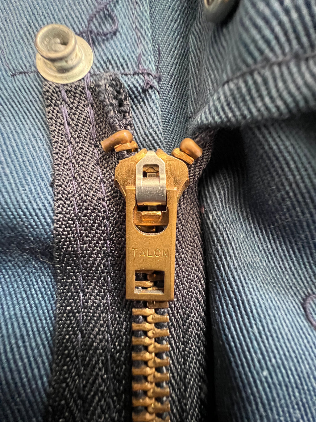 '90s Dickies Vintage Blue Long-Sleeve Jumpsuit 46