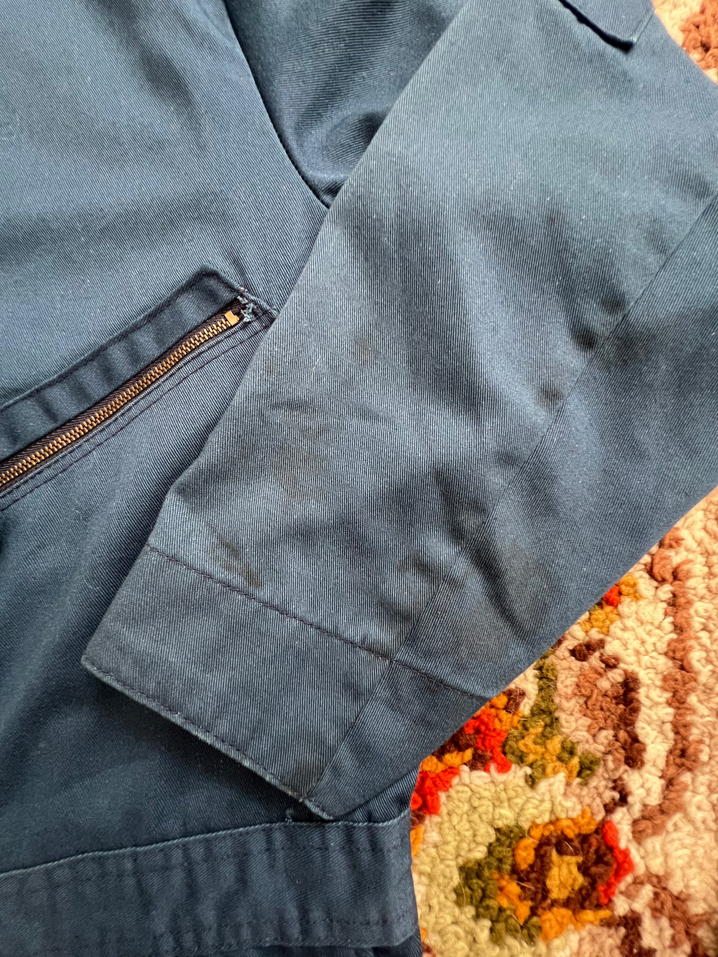 '90s Dickies Vintage Blue Long-Sleeve Jumpsuit 46