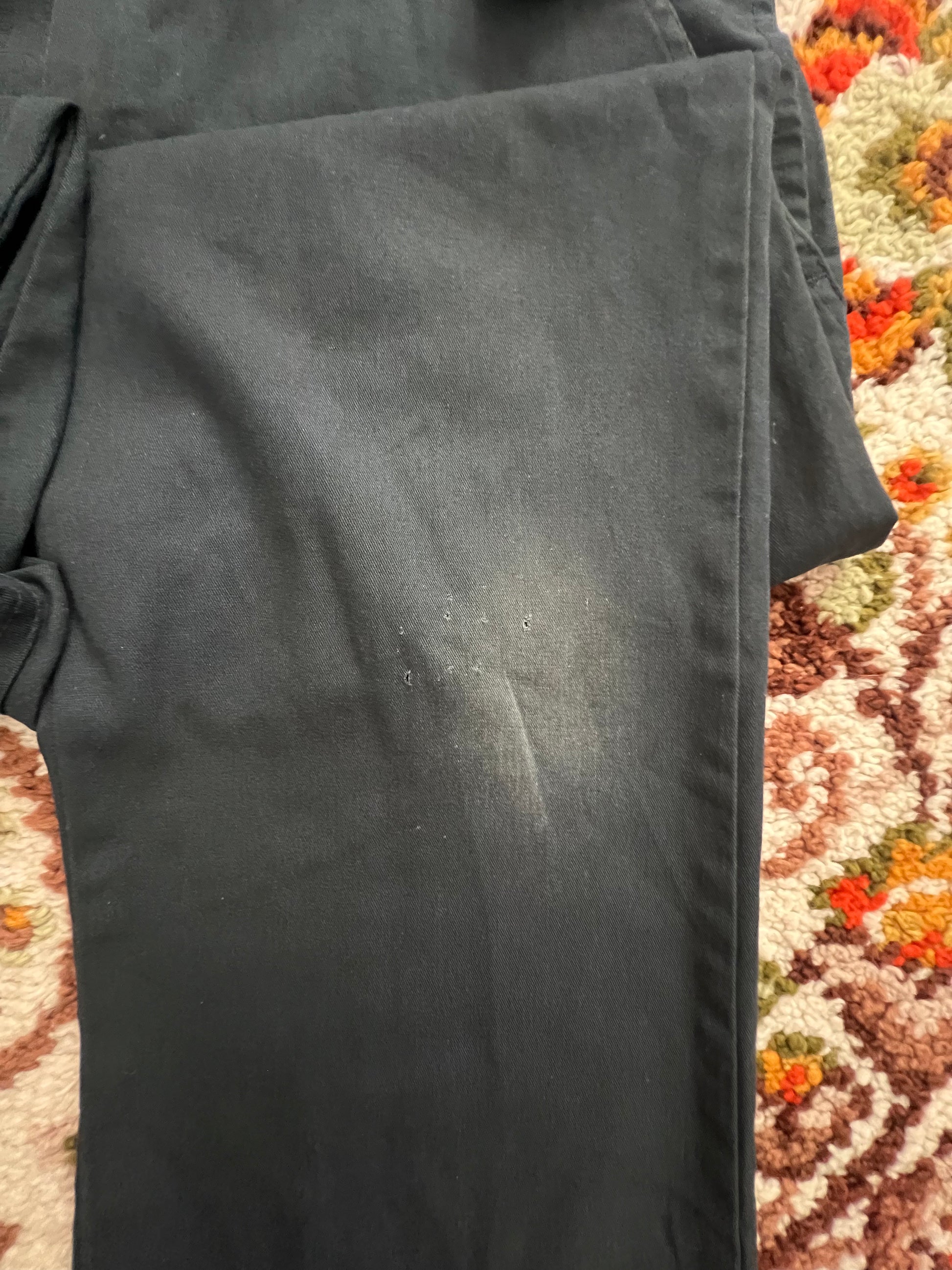 '70s-'80s Walls Vintage Green/Black Long Sleeve Jumpsuit 44