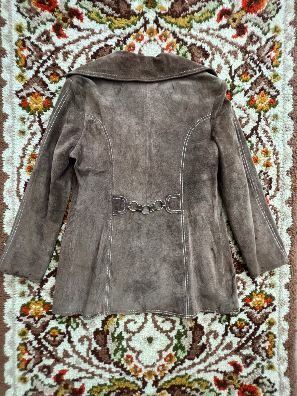 '70s Vintage '70s Brown Suede Button-Up Jacket M