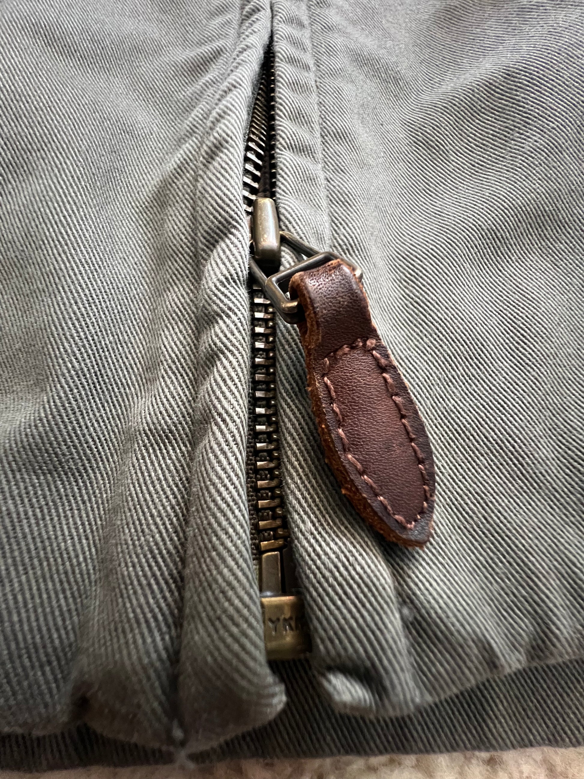 '90s Cambridge Vintage Green Flannel-Lined Jacket M