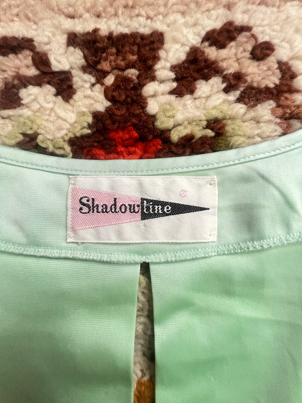 '70s Shadowline Vintage Green Tank Top Maxi Nightgown S