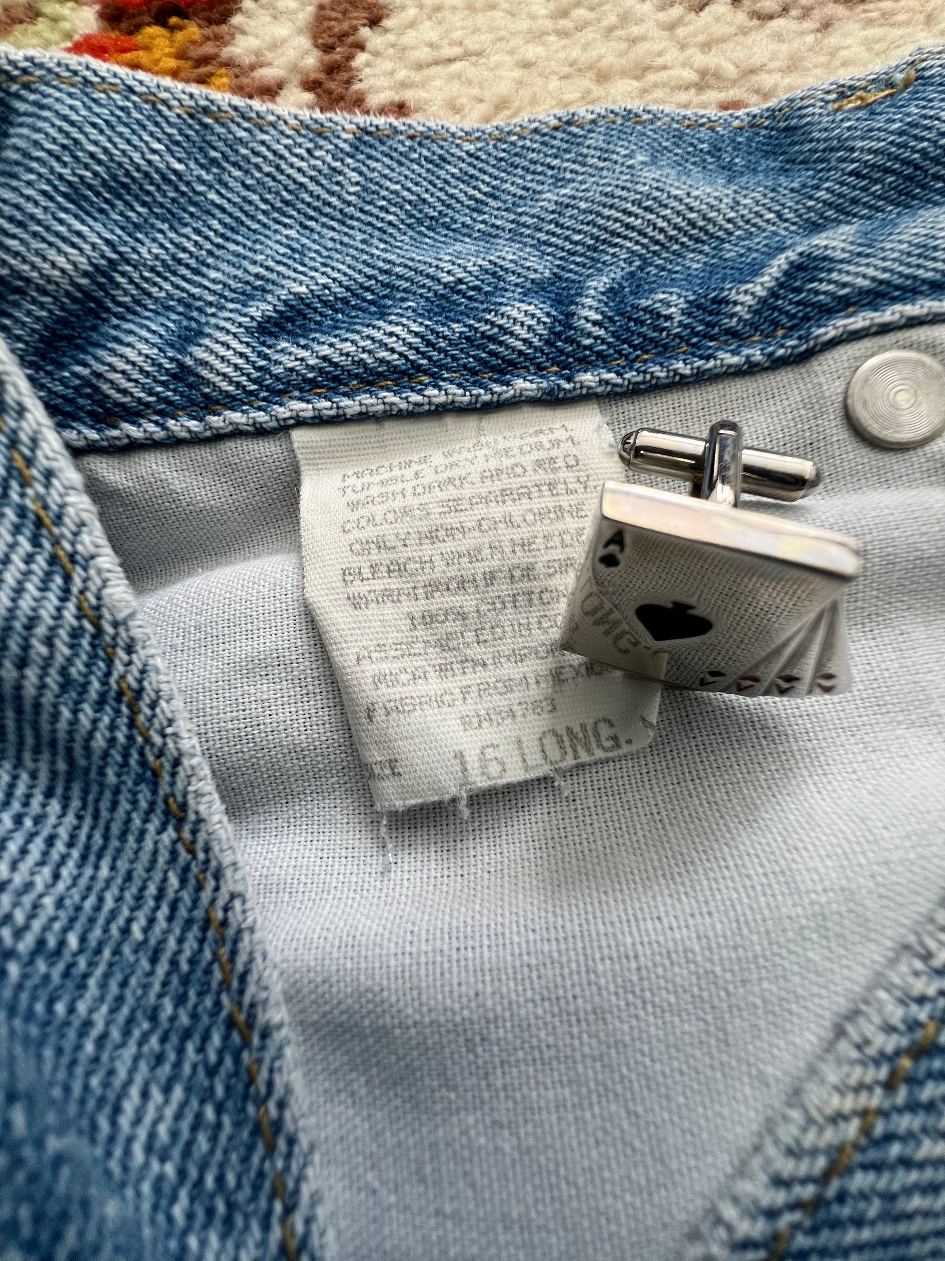 '70s Lee Vintage Light Wash Cut-Off Shorts 16L