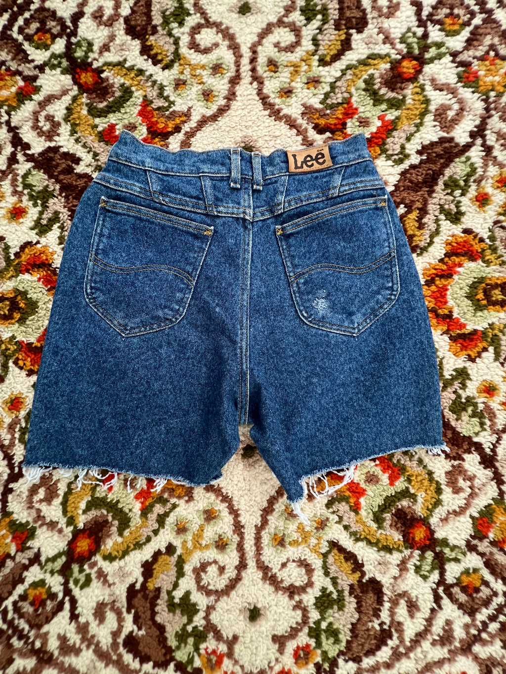 '80s-'90s Lee Vintage Medium Wash Cut-Off Shorts 10P