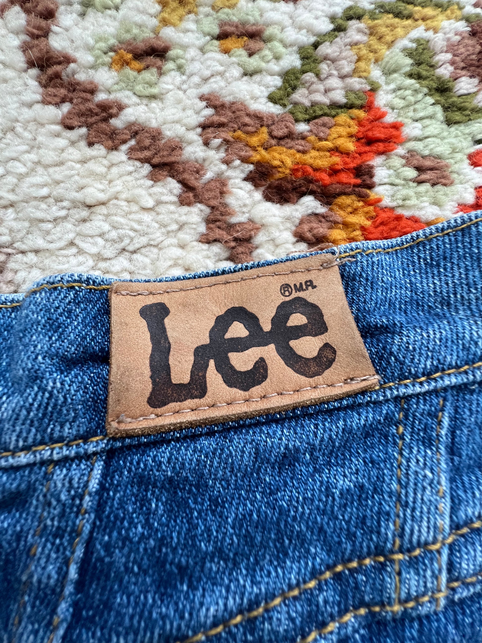 '80s-'90s Lee Vintage Medium Wash Cut-Off Shorts 10P