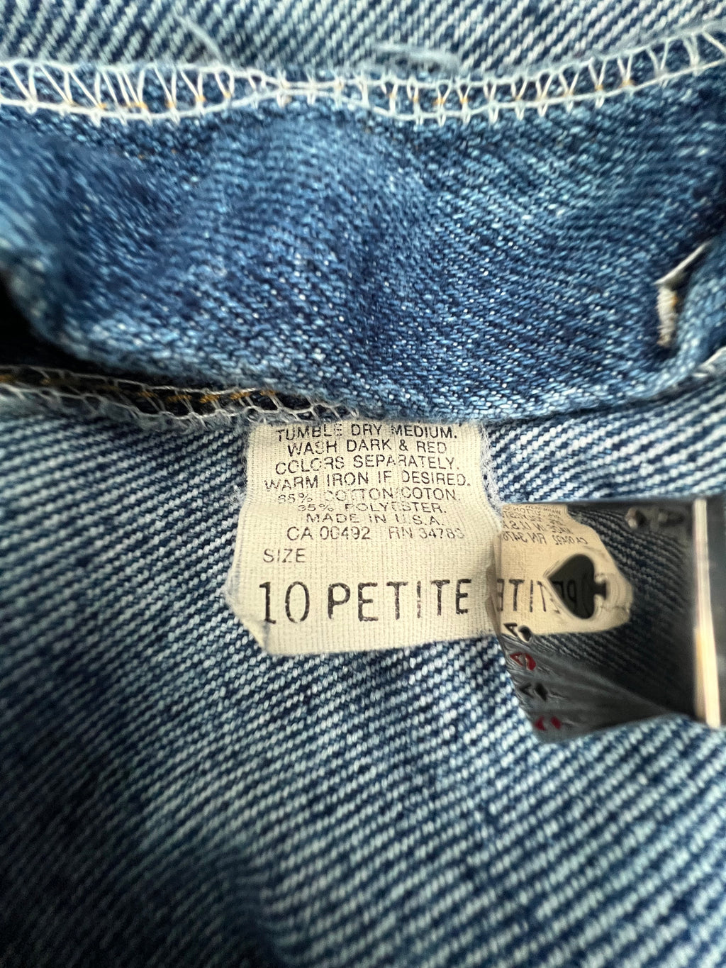 '80s-'90s Lee Vintage Medium Wash Cut-Off Shorts 10P