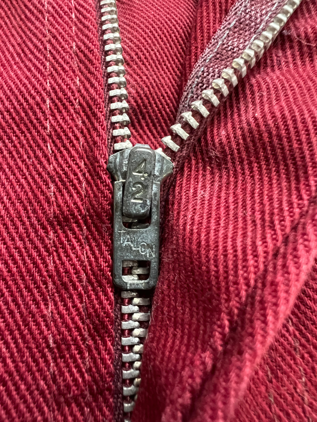 '60s-'70s Sears Vintage Red Wide-Leg Pants 13