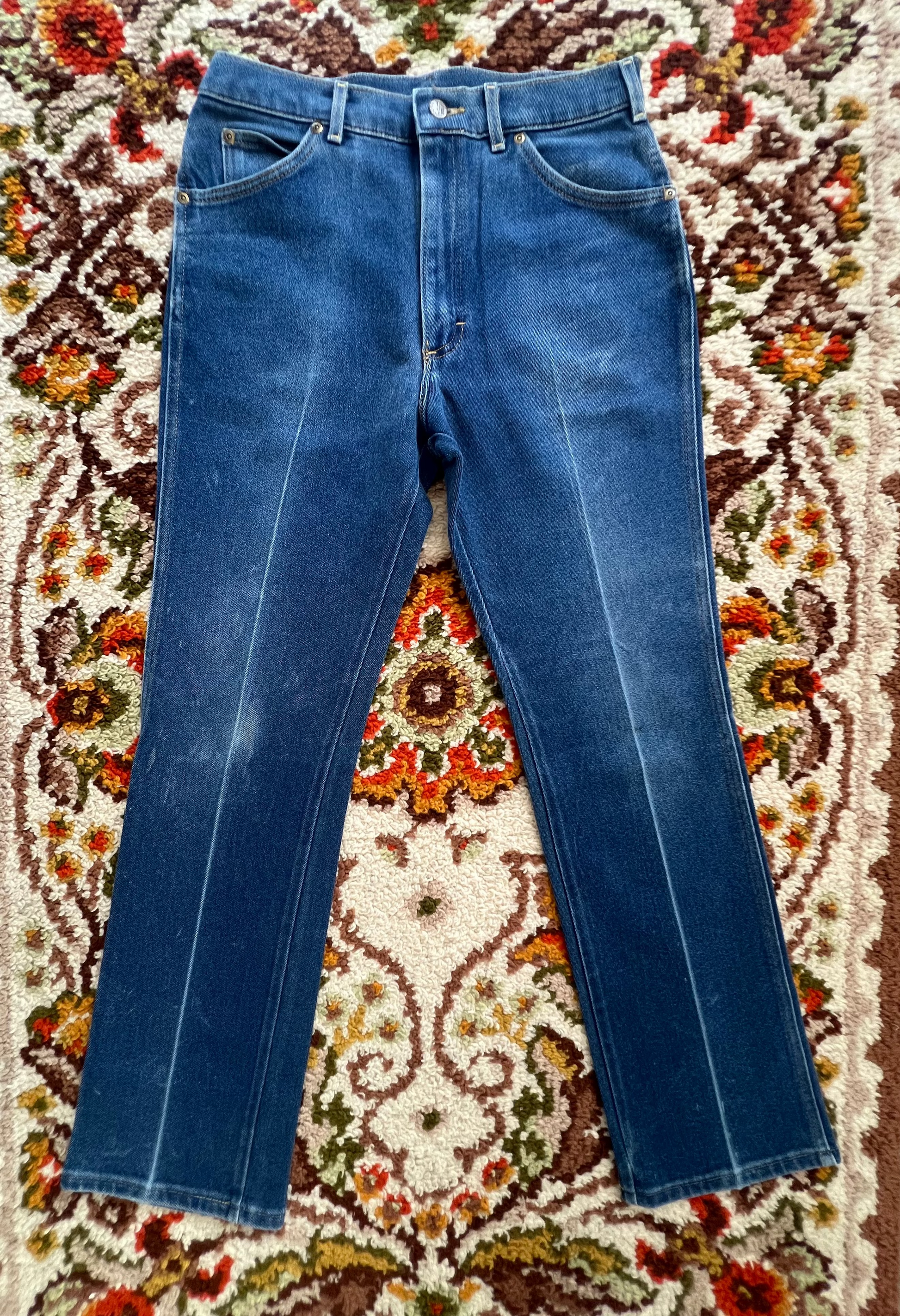 '80s-'90s Lee Riders Vintage Medium Wash Boot-Cut Jeans