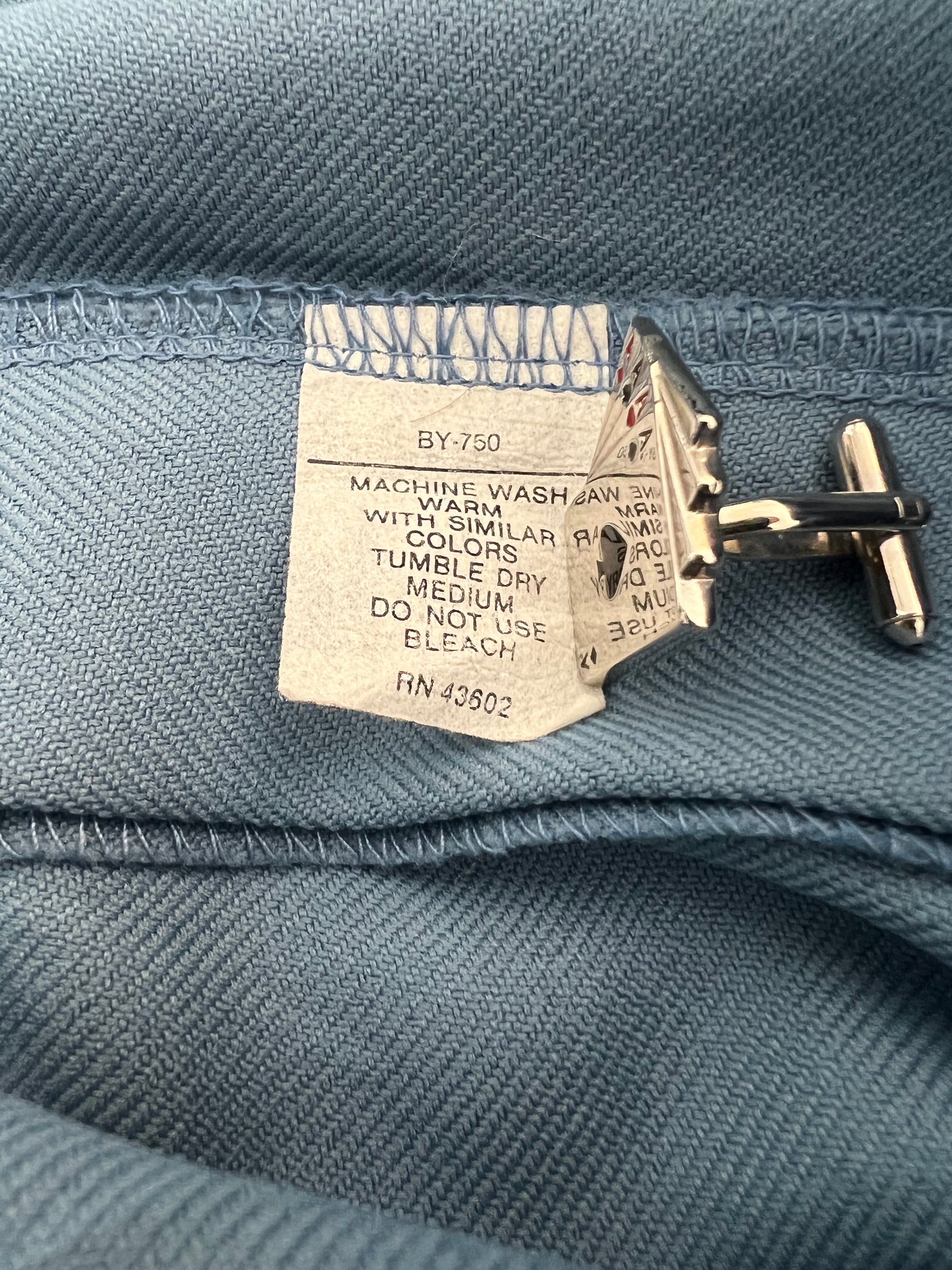 '70s Sport-abouts Vintage Blue Pleated Pants 38x32