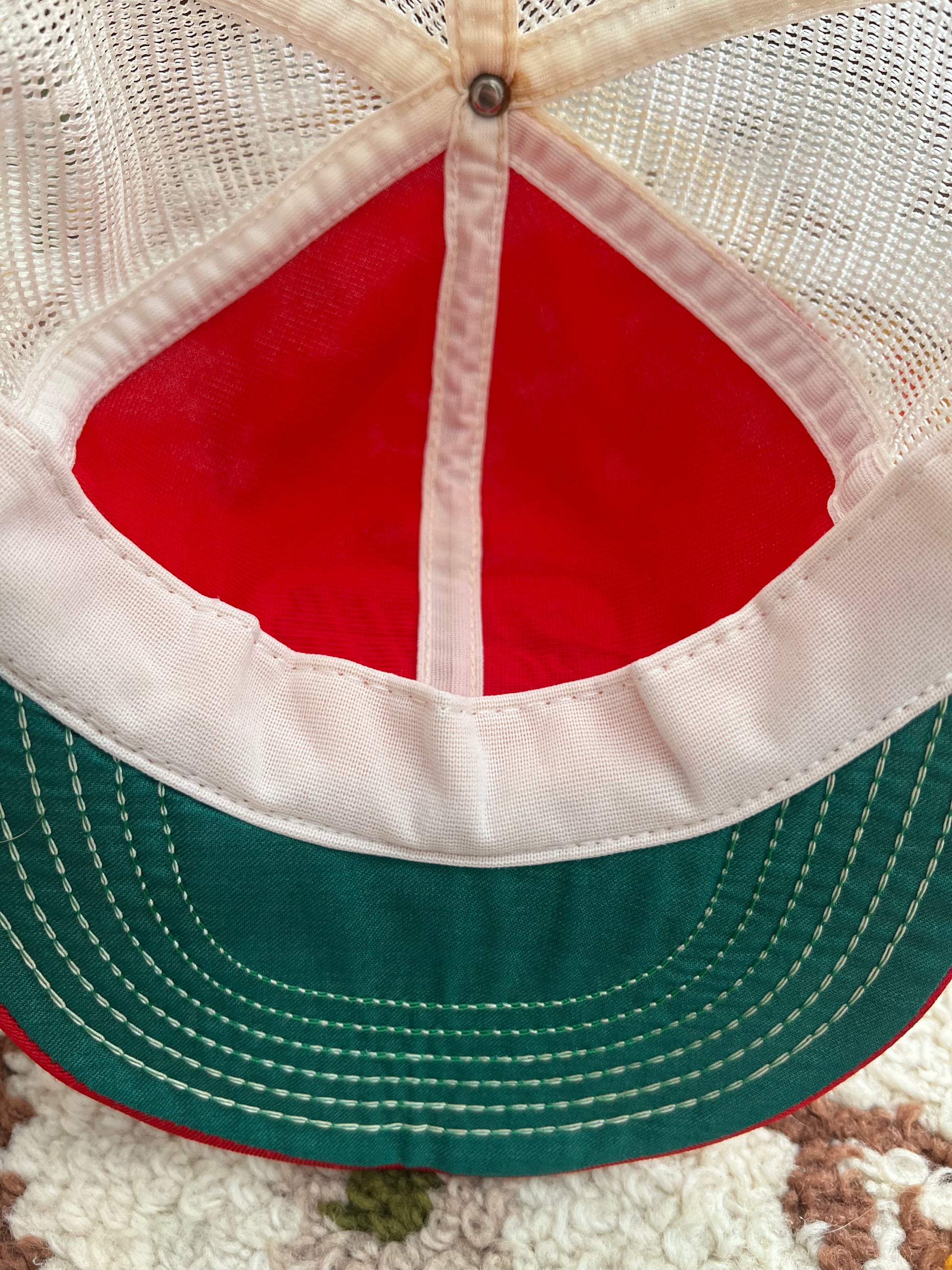 '70s-'80s Vintage Red Diesel Power Snapback Hat Made In USA