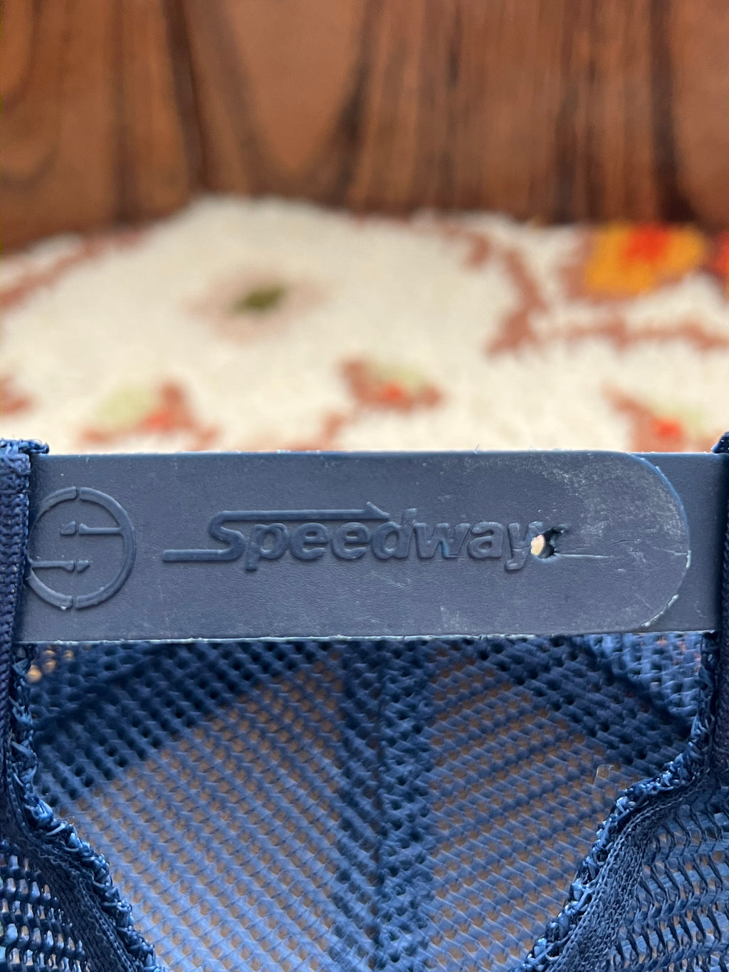 '80s Speedway Vintage Navy Justify My Love Snapback Hat