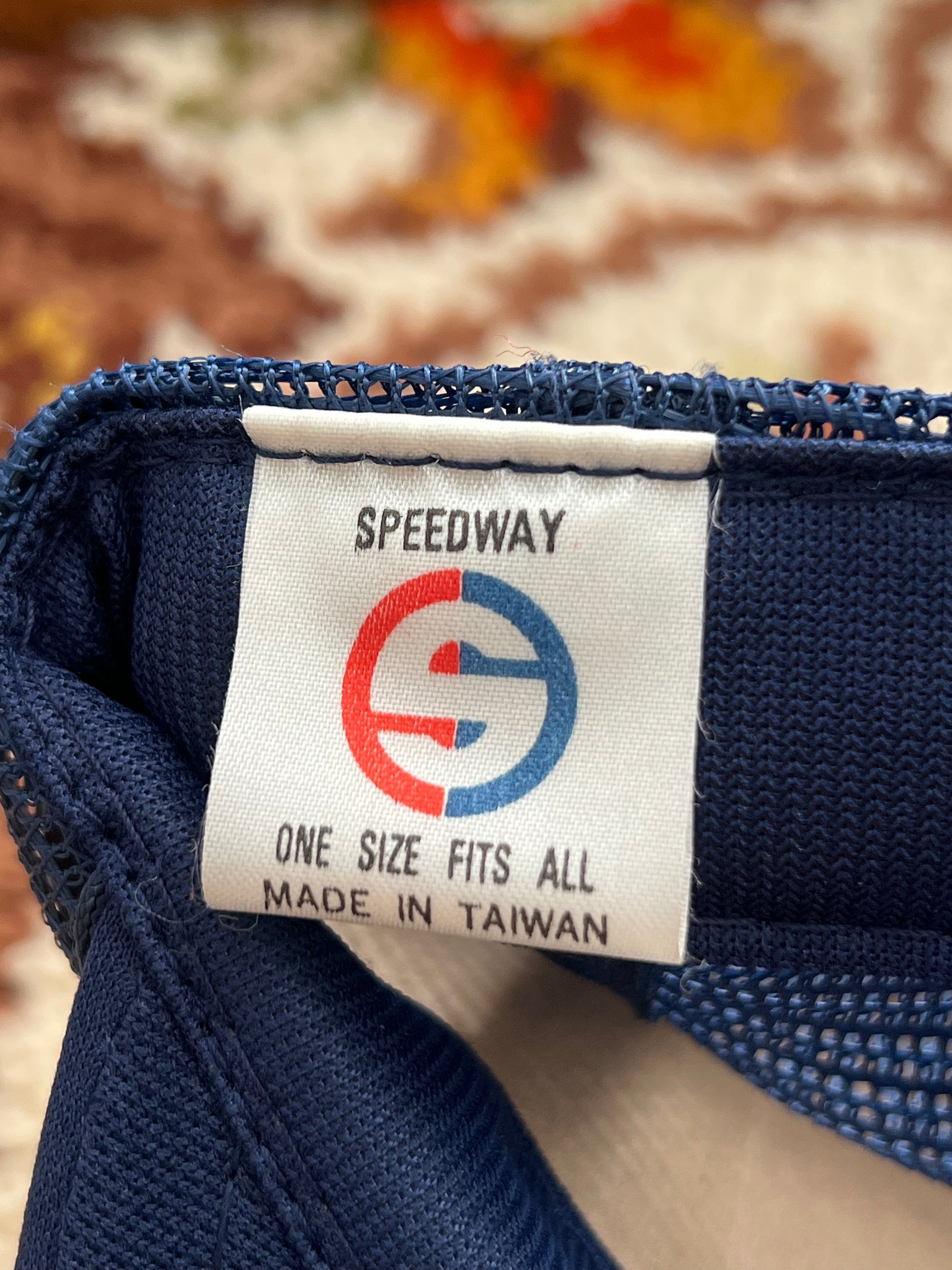 '80s Speedway Vintage Navy Justify My Love Snapback Hat