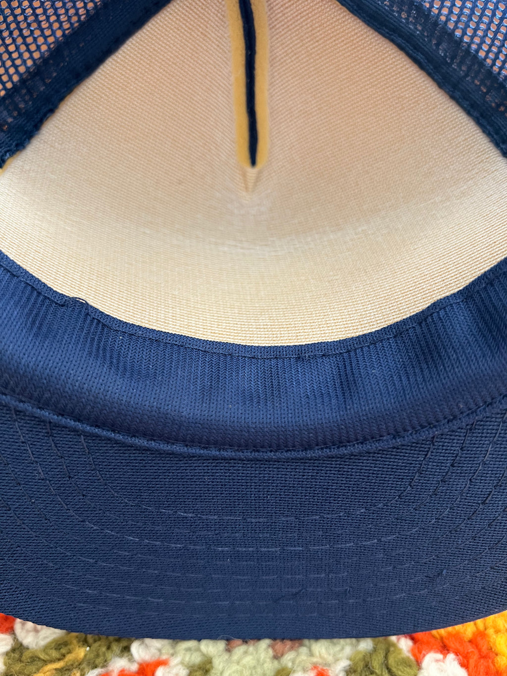 '80s Speedway Vintage Navy Justify My Love Snapback Hat