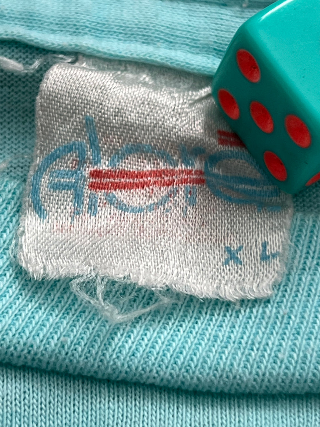 '70s-'80s Allore Vintage Blue Owl Graphic Short Sleeve TShirt Made In USA XL