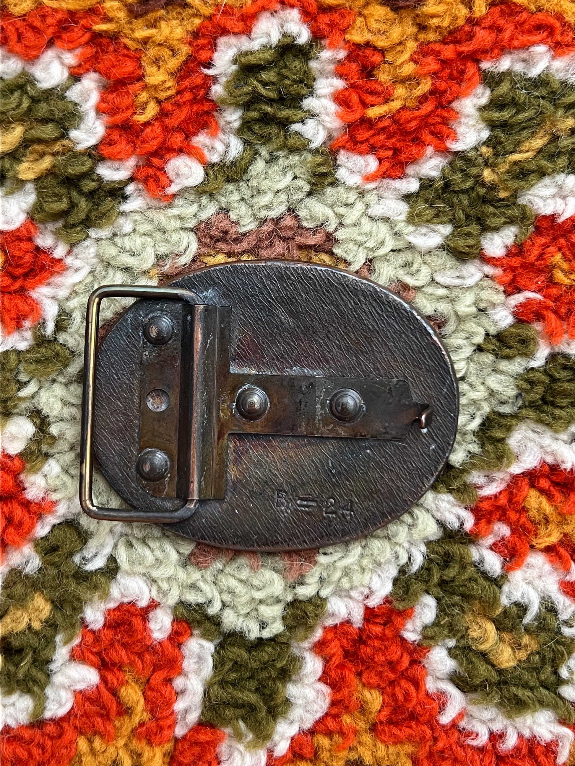 '70s Boone's Farm CA Vintage Brass Plated Buckle
