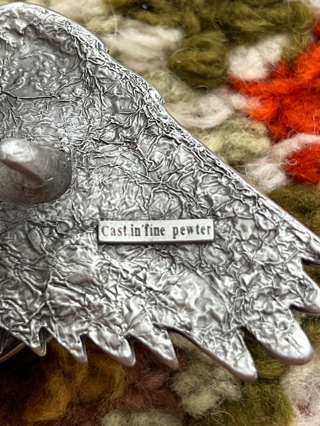 '90s Harley-Davdison Vintage Pewter "American Legend" Eagle Buckle