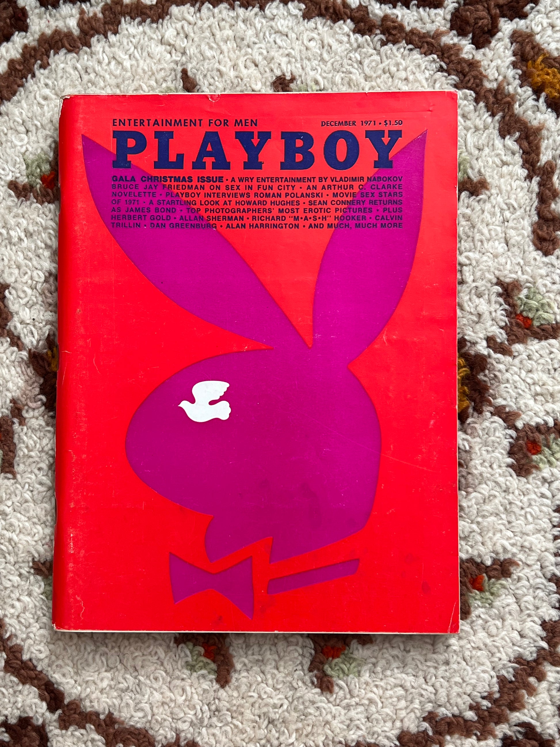 1971 Playboy Vintage December Issue Magazine