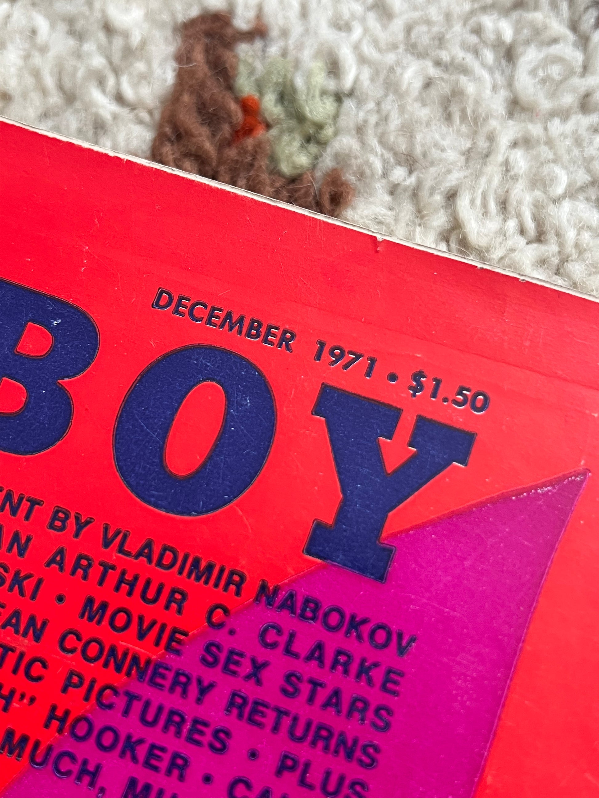 1971 Playboy Vintage December Issue Magazine