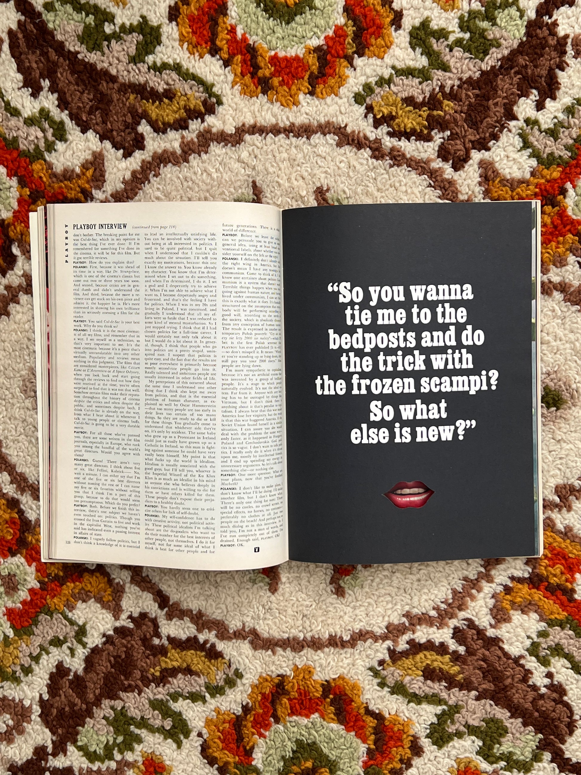 1971 Playboy Vintage December Issue Magazine