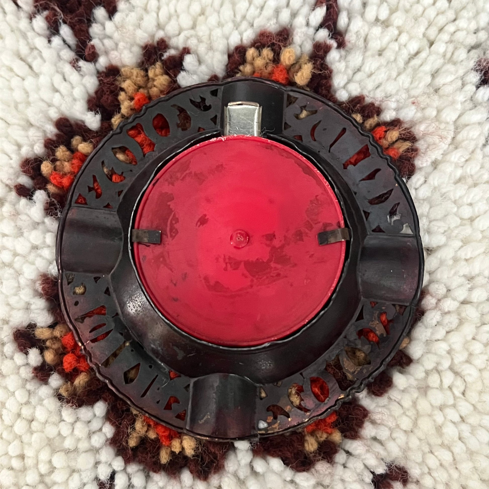 Vintage 1970s Reno Nevada Roulette Copper Ashtray – Made in Japan