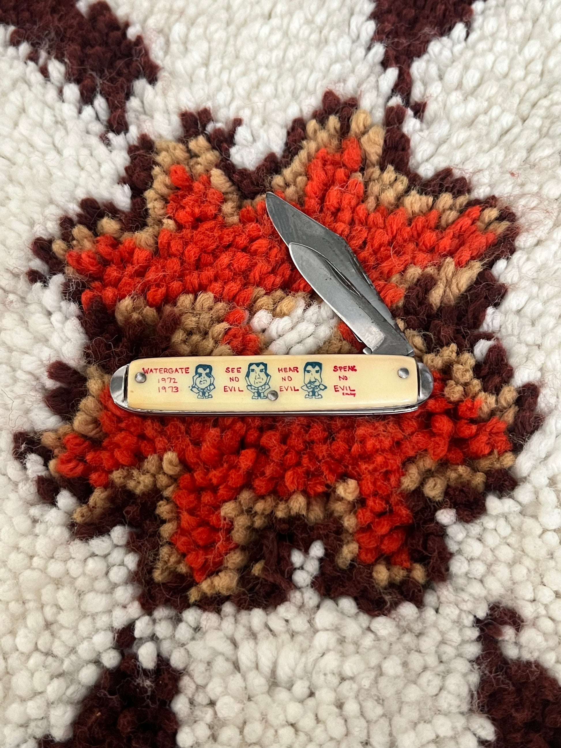 Vintage 1970's Watergate Dual Blade Folding Knife – USA Made