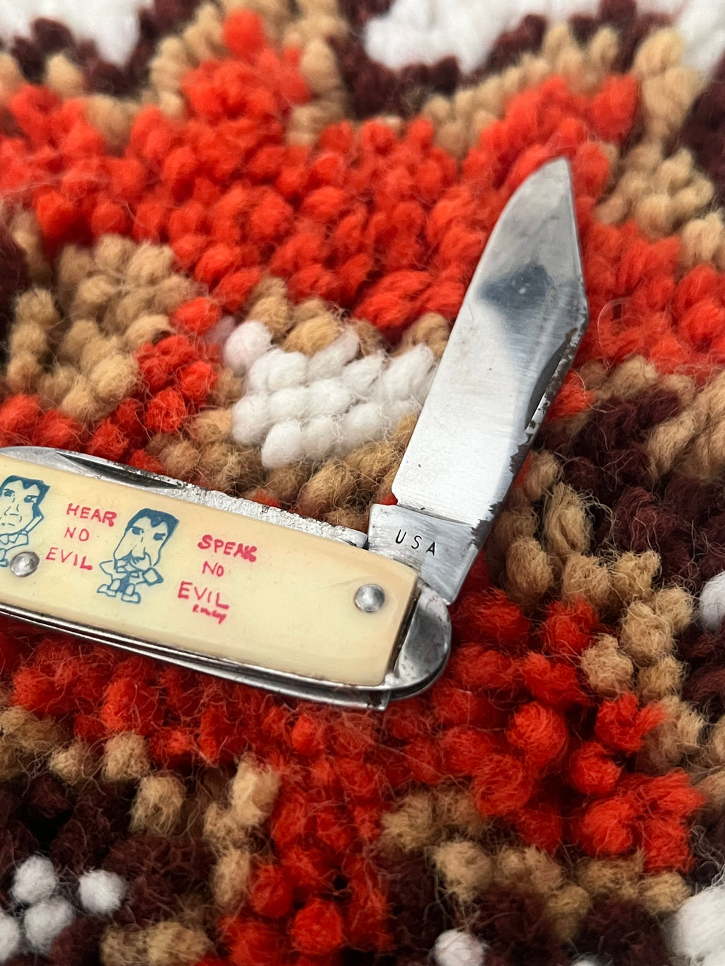 Vintage 1970's Watergate Dual Blade Folding Knife – USA Made