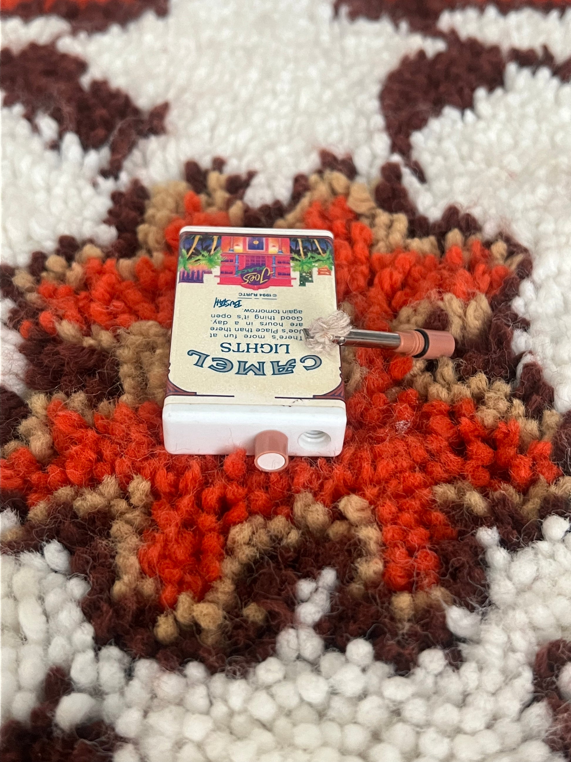 Vintage 1990s Camel Joe Striker Lighter BUSTAH – Zippo Fluid Refillable NOS Promotional Collectible