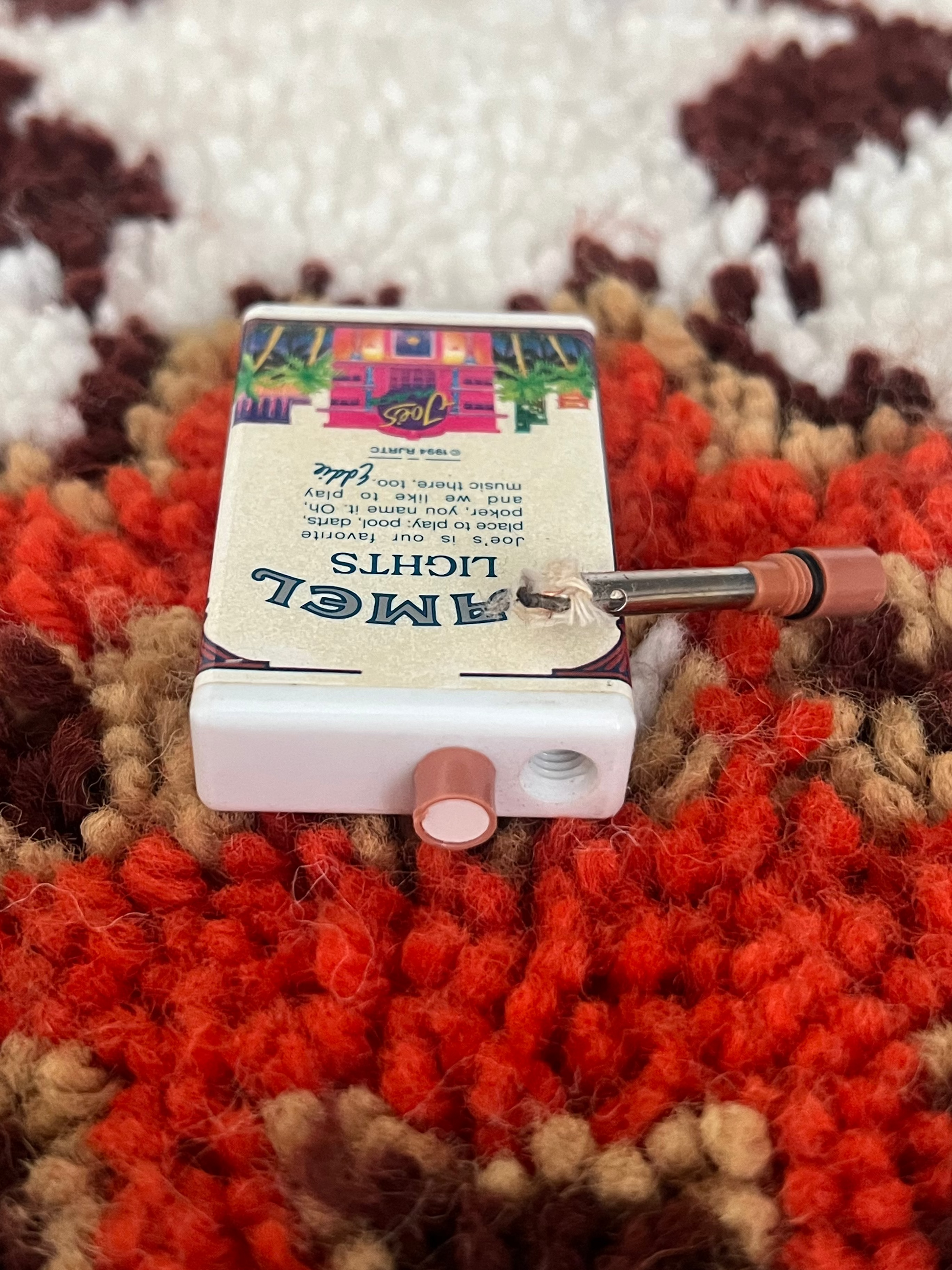 Vintage 1990s Camel Joe Striker Lighter EDDIE – Zippo Fluid Refillable NOS Promotional Collectible